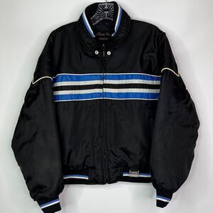 Vintage Yamaha Black Thinsulate Women's Jacket Size Large